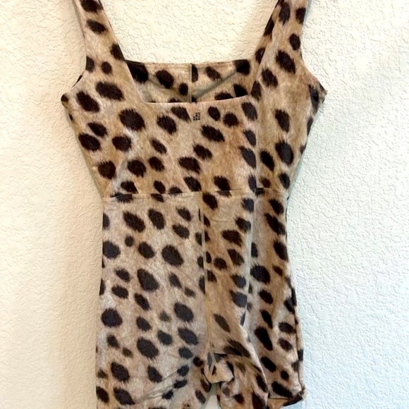 WeWoreWhat Women's Leopard Print Romper - Picture 5 of 11